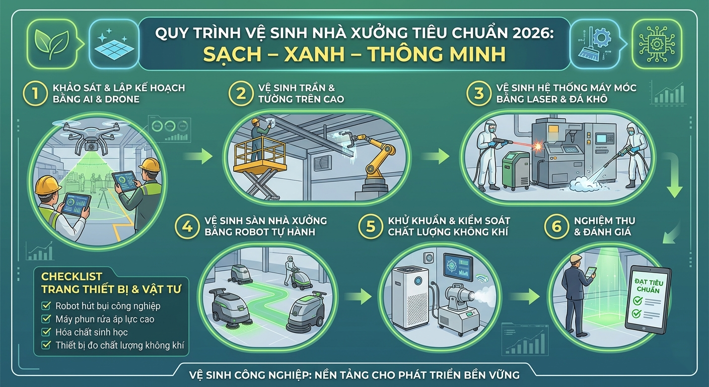 Quy chuẩn vệ sinh công nghiệp 2026