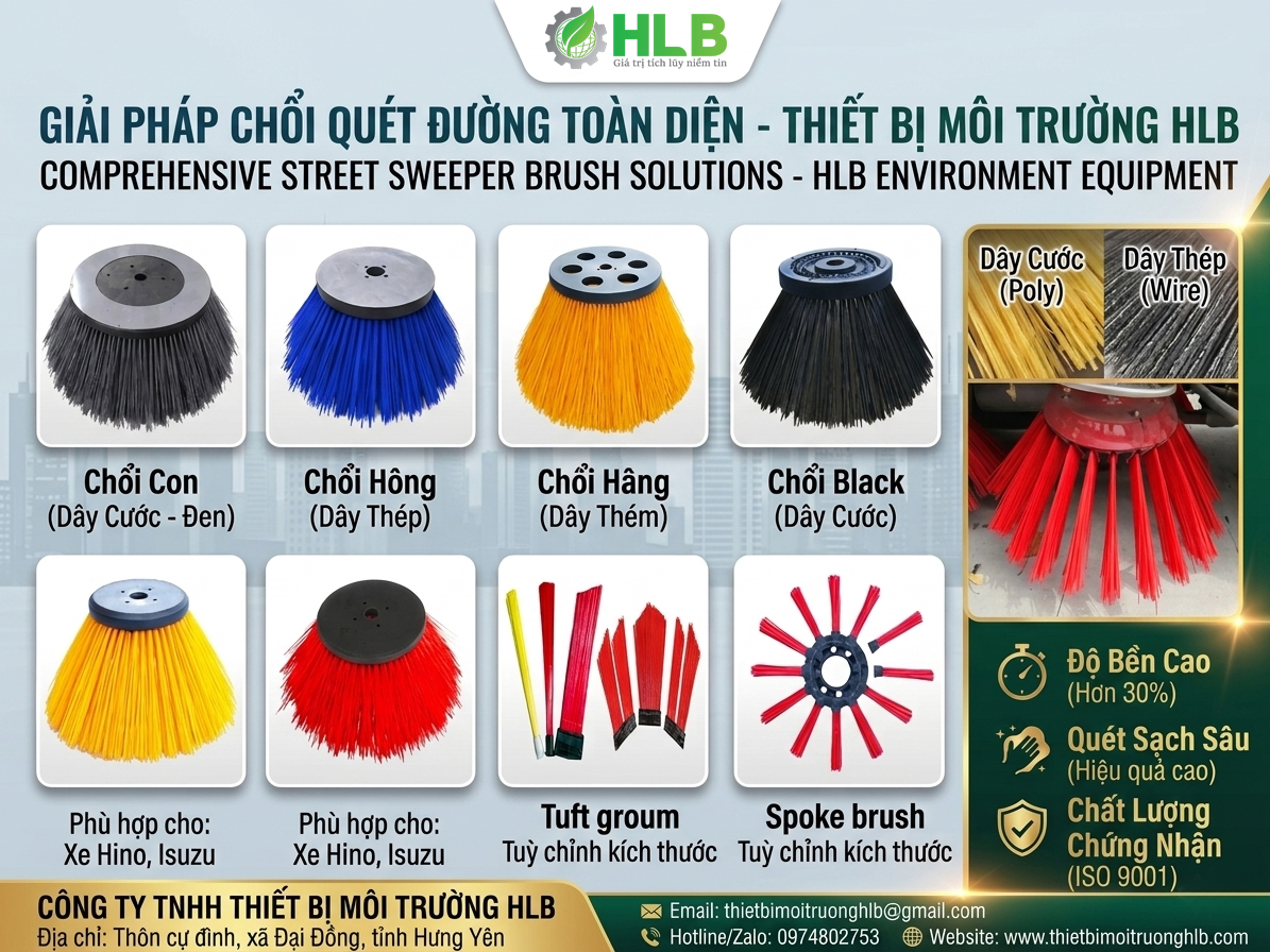 Chổi xe quét đường