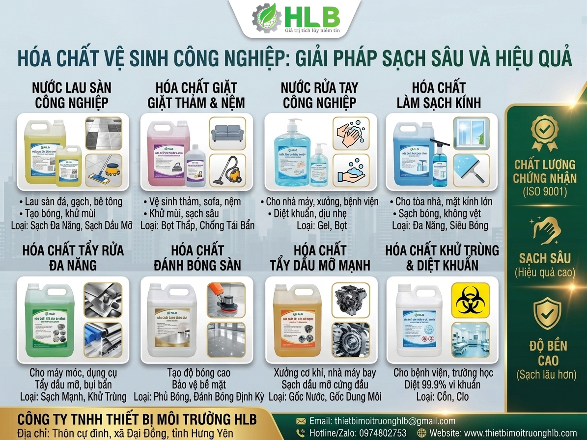 Hóa chất vệ sinh công nghiệp
